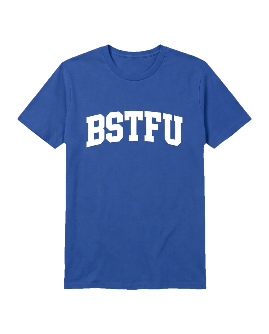 FIRST DROP Varsity Tee in Royal Blue